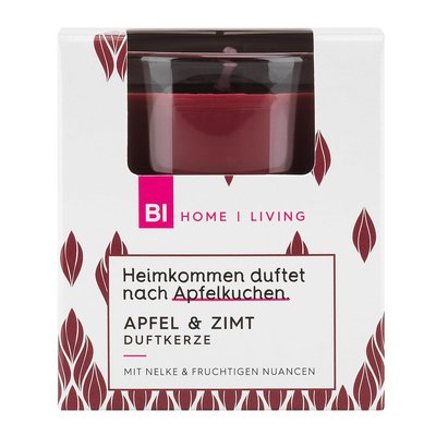 Image of BI HOME LIVING Duftkerze Apfel Zimt