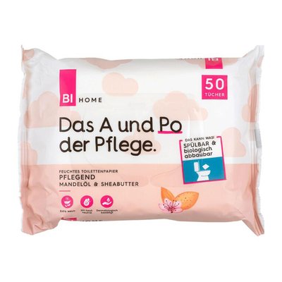 Image of BI HOME Toilettenpapier Feucht Mandelöl & Sheabutter