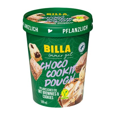 Image of BILLA Choco Cookie Dough Eis vegan