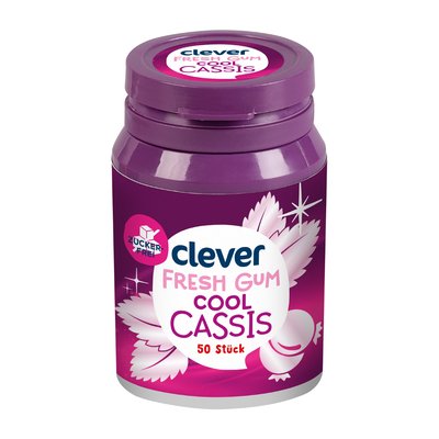 Image of Clever Kaugummi Cool Cassis Dose