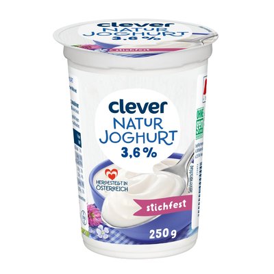 Image of Clever Joghurt stichfest 3.6%