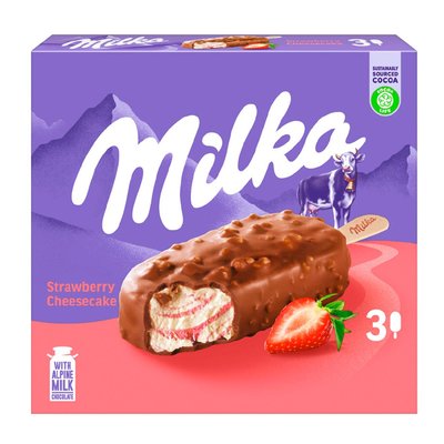 Image of Milka Strawberry Cheesecake 3er