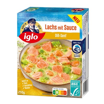 Image of Iglo Lachs mit Dill-Senf Sauce