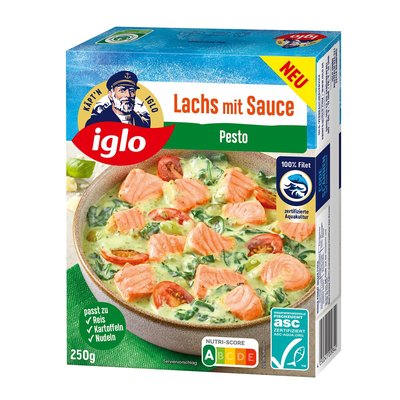 Image of Iglo Lachs mit Pesto Sauce