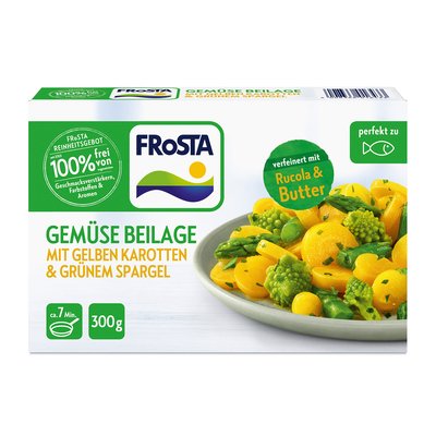 Image of Frosta Gemüse Beilage Gelbe Karotten & Grüner Spargel