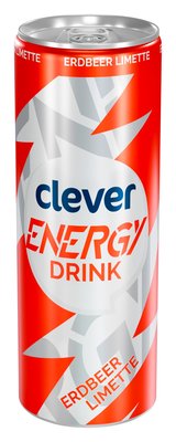 Image of Clever Energydrink Erdbeere - Limette