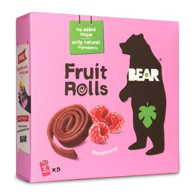 Image of Bear Fruit Rolls Multipack Himbeere