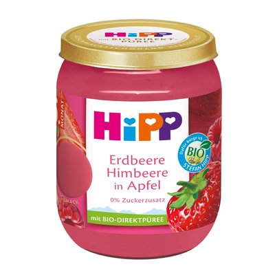 Image of Hipp Erdbeere Himbeere in Apfel