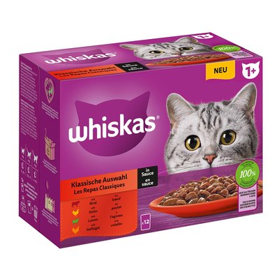 Image of Whiskas Klassische Auswahl in Sauce 1+
