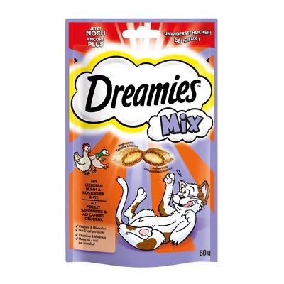 Image of Dreamies Mix mit leckerem Huhn & köstlicher Ente