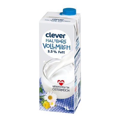 Image of Clever Haltbar-Vollmilch 3.5%