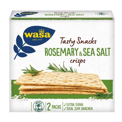 Image of Wasa Tasty Snacks Rosmarin & Meersalz Crisps