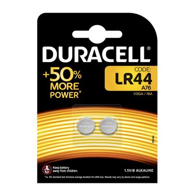 Image of Duracell LR44 Alkaline-Knopfzellenbatterien