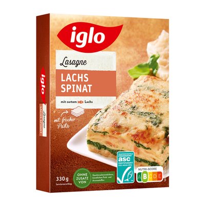 Image of Iglo Lachs-Spinat-Lasagne