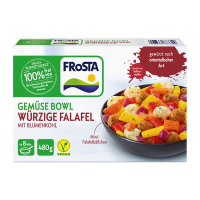 Image of Frosta Gemüse Bowl Würzige Falafel