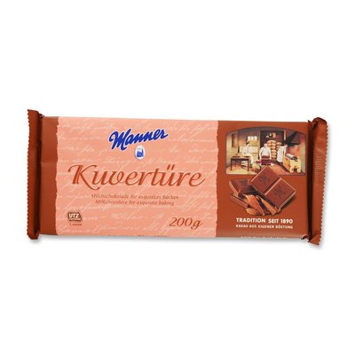 Image of Manner Kuvertüre Milchschokolade