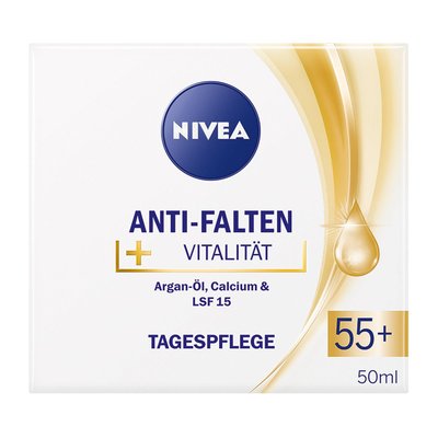 Image of Nivea Anti-Falten Vitalität Tagespflege 55+