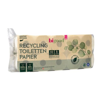 Image of bi good Toilettenpapier Recycling 3-lagig