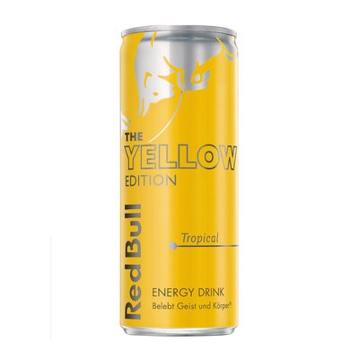 Image of Red Bull Energy Drink Yellow Edition Tropical