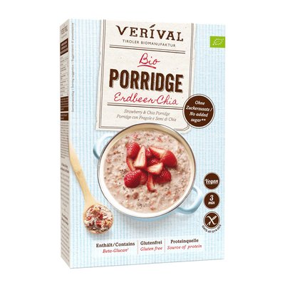 Image of Verival Bio Erdbeer Chia Porridge Glutenfrei