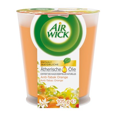 Image of Air Wick Anti Tabak Orange Wohlfühl Duftkerze