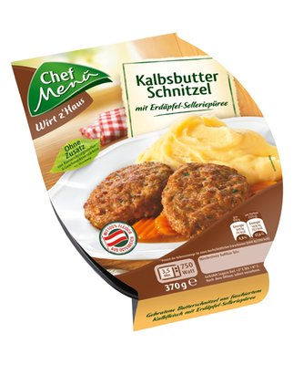 Image of Chef Menü Kalbsbutterschnitzerl