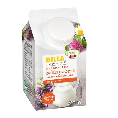 Image of BILLA Heumilch Schlagobers