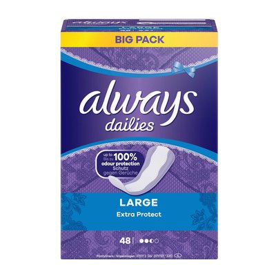 Image of Always Extra Protect Large Slipeinlagen Vorteilspack