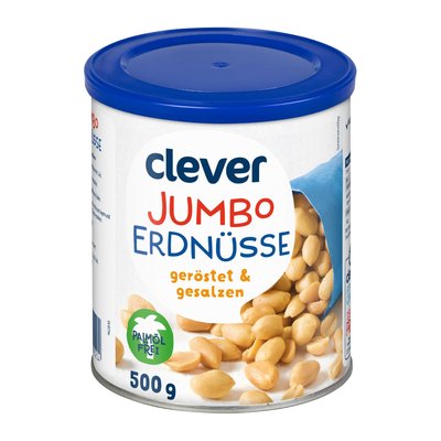 Image of Clever Jumbo Erdnüsse geröstet & gesalzen